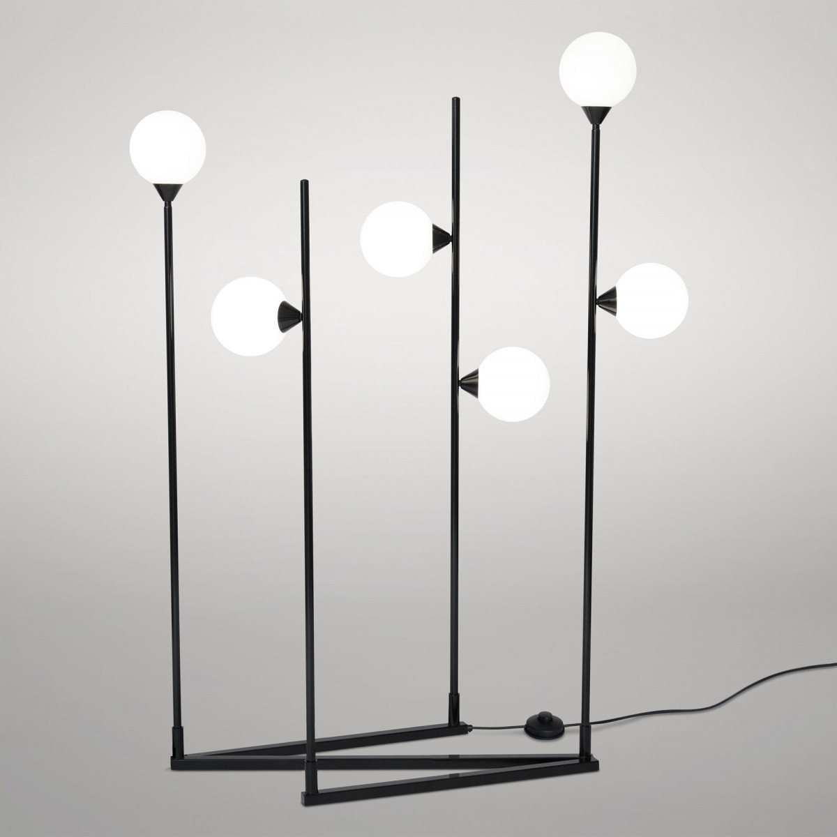Sphere And Tube Floor Lamp Areti for proportions 1200 X 1200