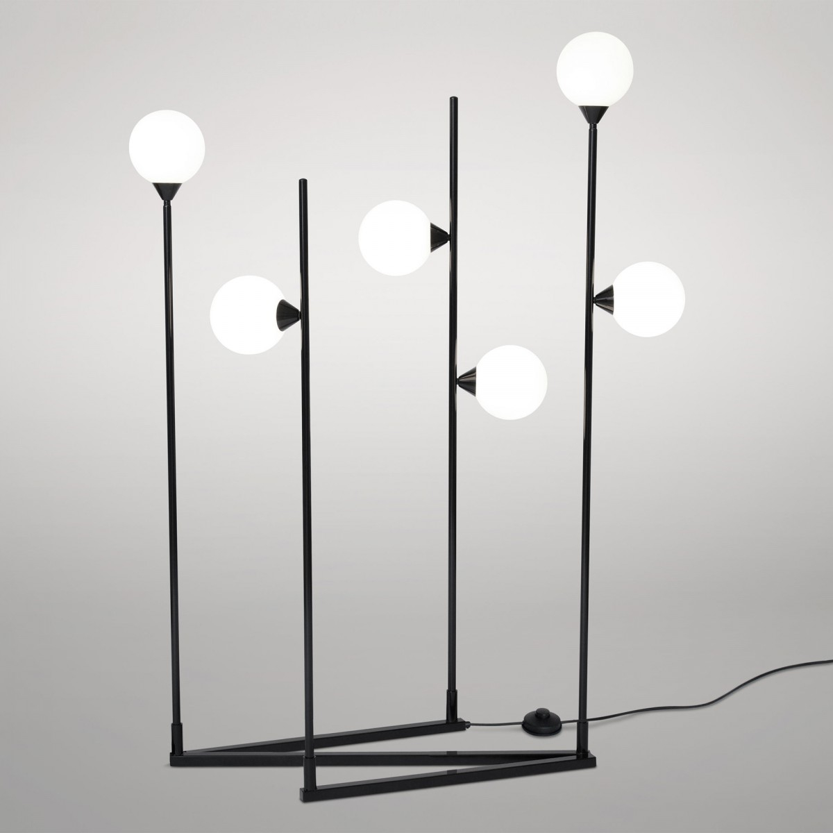 Sphere And Tube Floor Lamp Areti throughout proportions 1200 X 1200