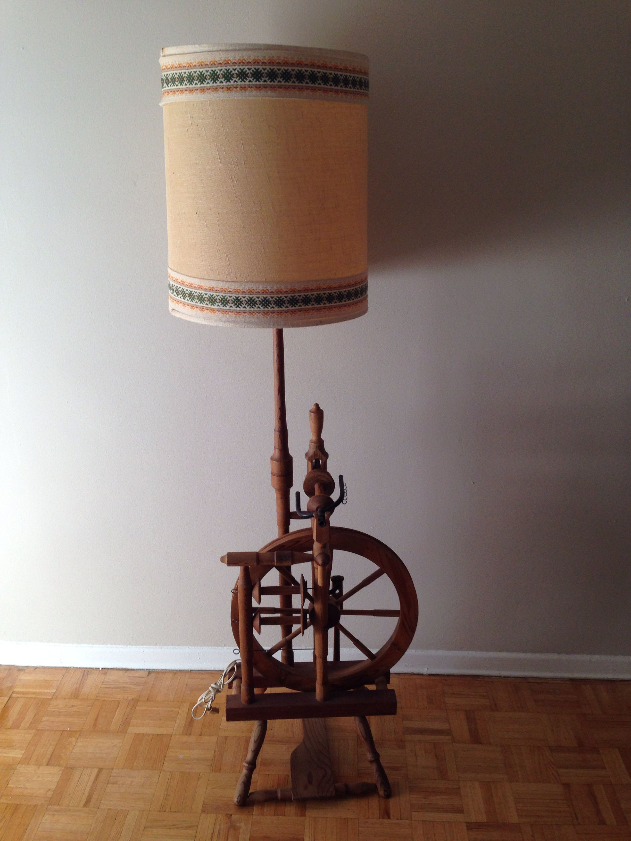 Spinning Wheel Lamp Table Lamp Lighting Table inside measurements 2448 X 3264