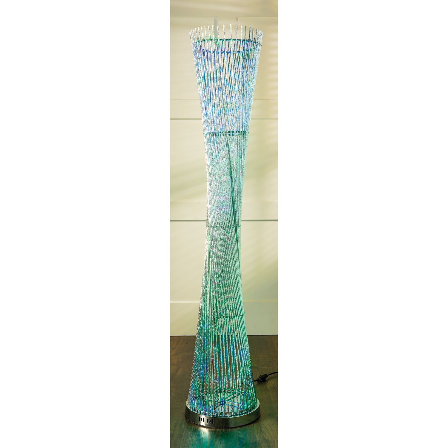 Spiral Colour Changing Floor Light Floor Lamp Home Decor intended for measurements 1500 X 1500