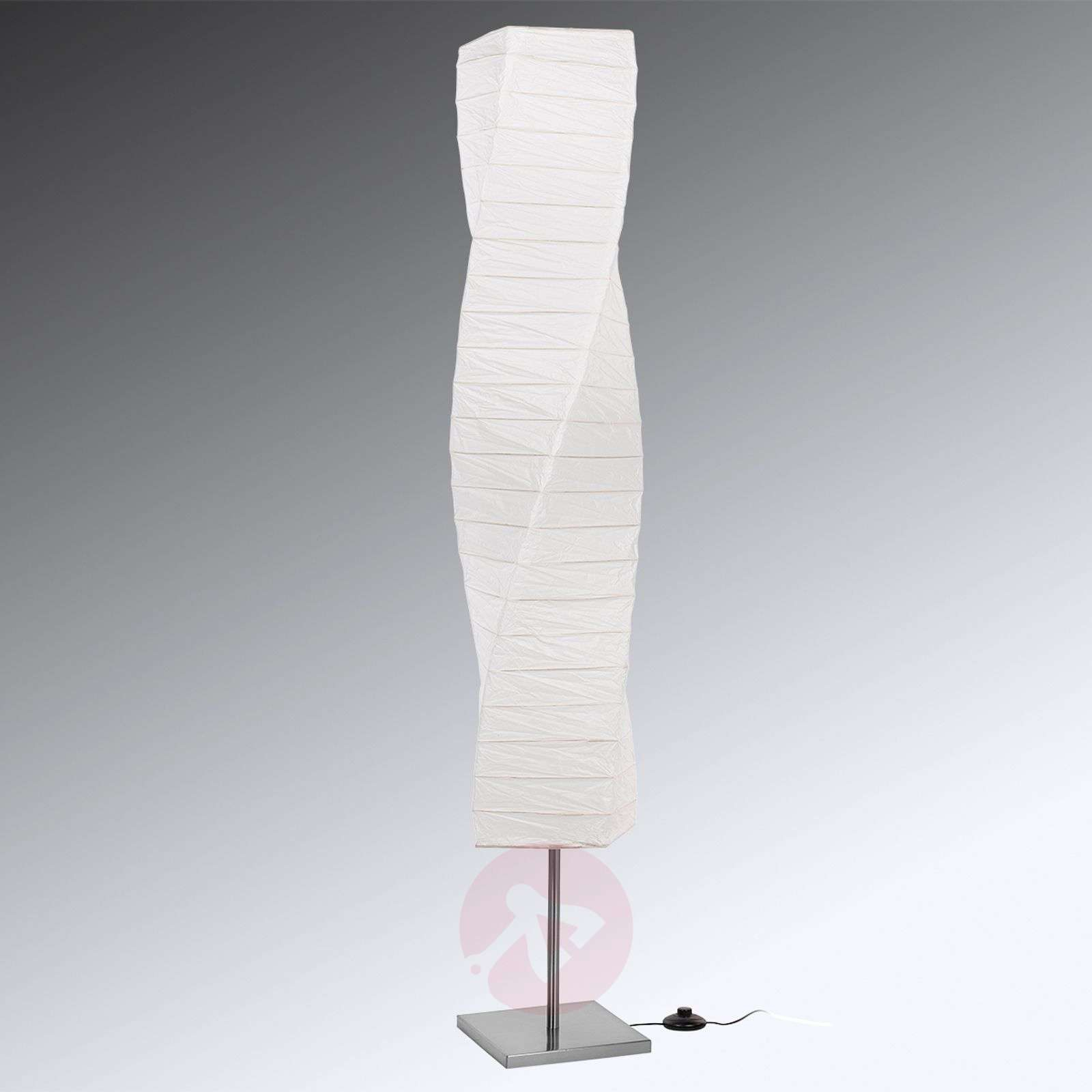 Spiral Shaped Paper Floor Lamp Twister throughout measurements 1600 X 1600