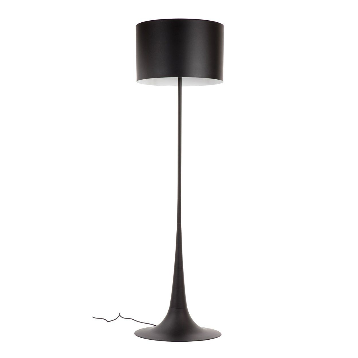 Spun Lamp Floor Lamp White Black Floor Lamp White Floor pertaining to dimensions 1250 X 1250