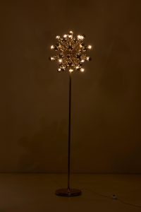Sputnik Floor Lamp In Brass Cosack Leuchten Germany Bei intended for sizing 2670 X 4000