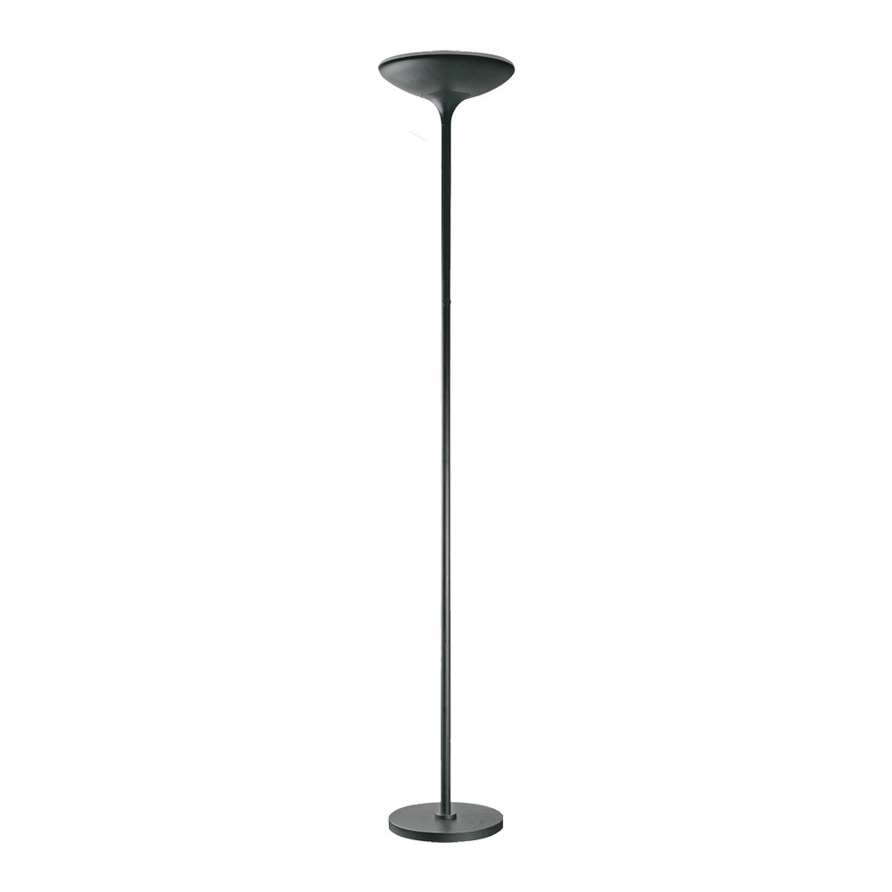 Stan 43w Led Dimmable Floor Lamp Black Finish Warm White Sfl018ww throughout measurements 1000 X 1000