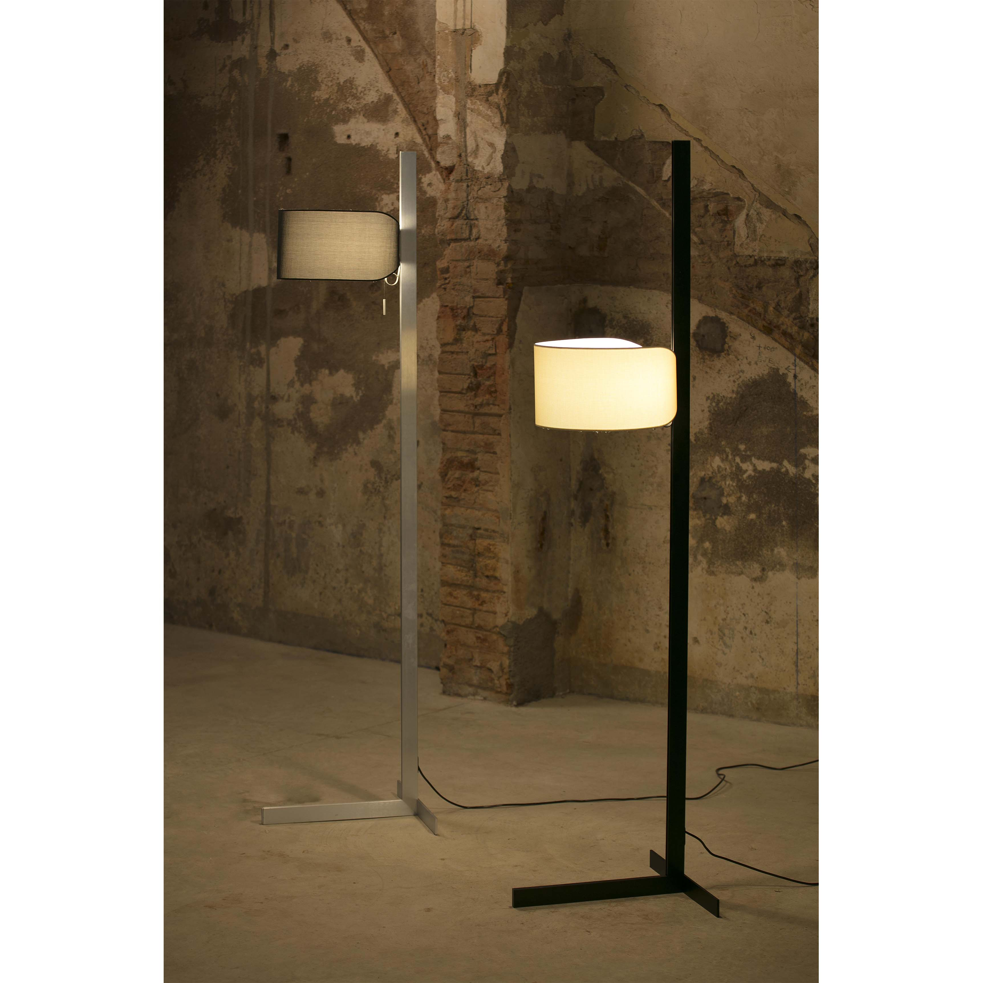 Stand Up Black And White Floor Lamp Faro in dimensions 3448 X 3448