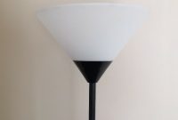 Standing Floor Lamp 6ft Tall Black With White Shade In Lenton Nottinghamshire Gumtree with regard to measurements 768 X 1024