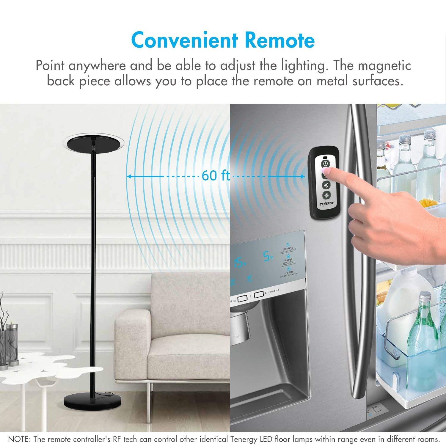 Standing Lamp With Stepless Touch Dimmer Tenergy Torchiere regarding dimensions 1500 X 1500