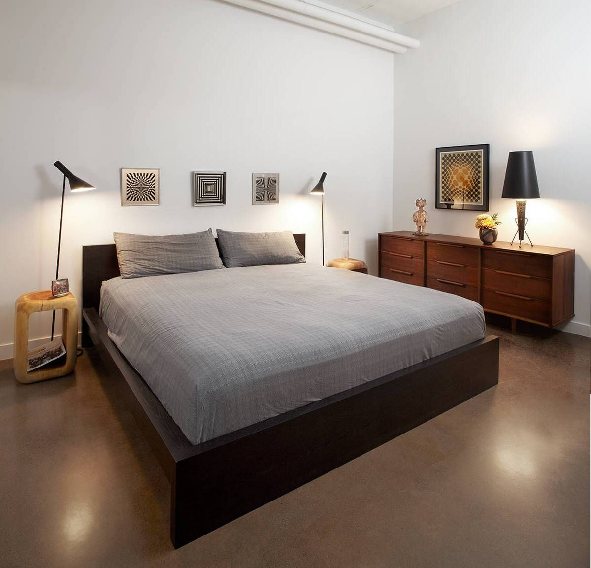 Standing Lamps Next To Bed Usual House Bedroom Loft with regard to dimensions 1200 X 1153