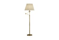 Stanford Swing Arm Traditional Standard Lamp In Aged Brass in sizing 1000 X 1000