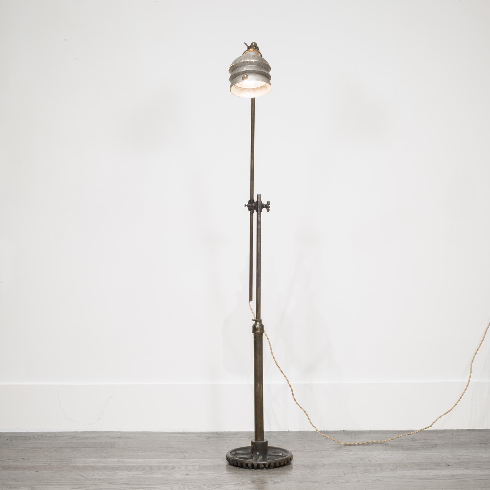 Steampunk Industrial Adjustable Tablefloor Lamp Circa 1890 in sizing 2048 X 2048