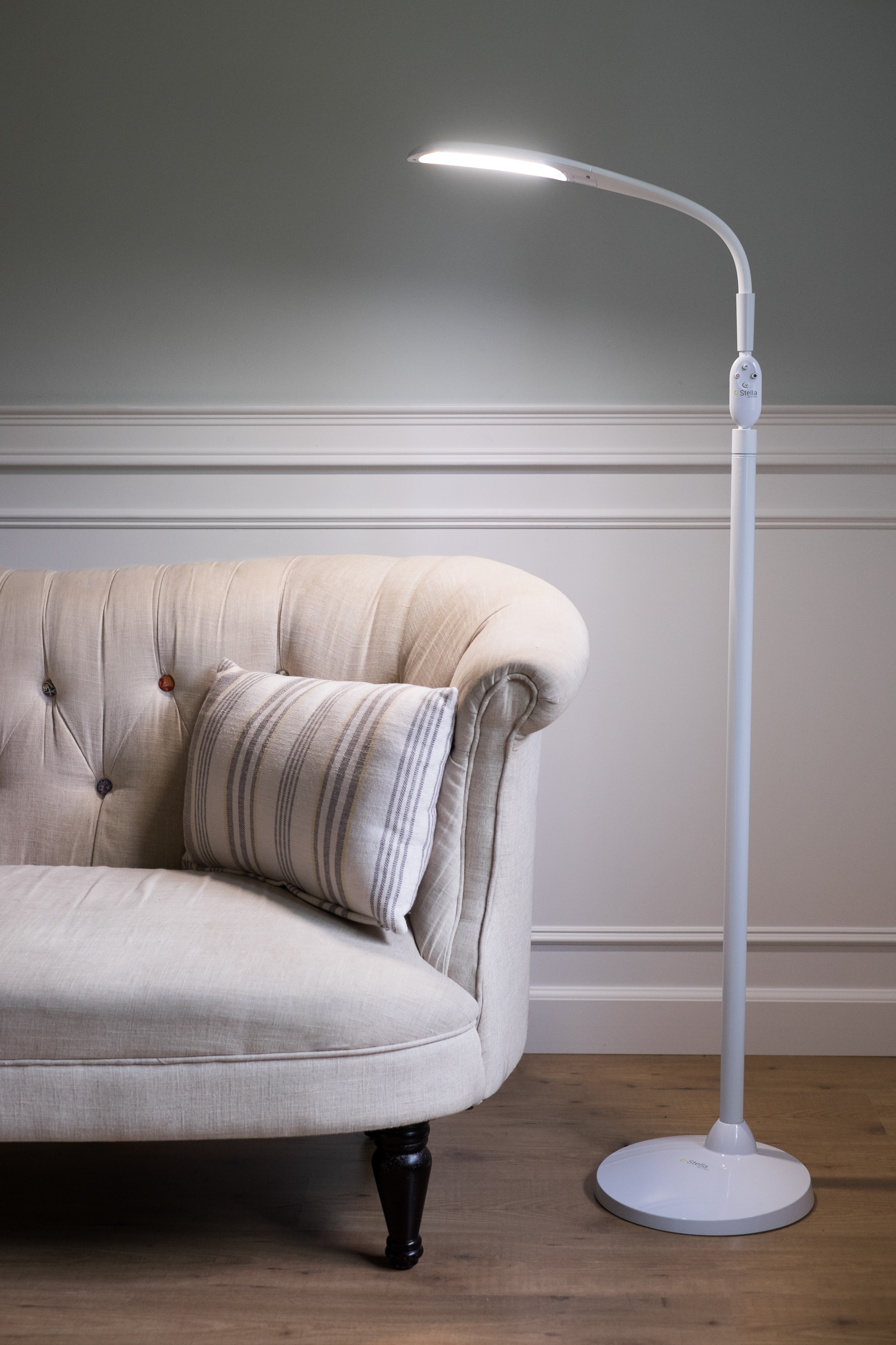 Stellasky Two Led Floor Lamp throughout size 3175 X 4763