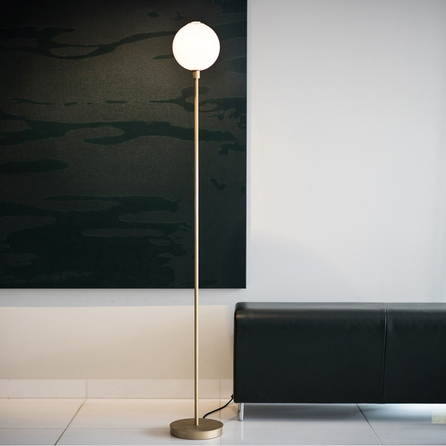 Stem Single Sphere Floor Lamp Lighting I Love Floor Lamp regarding proportions 1500 X 1500