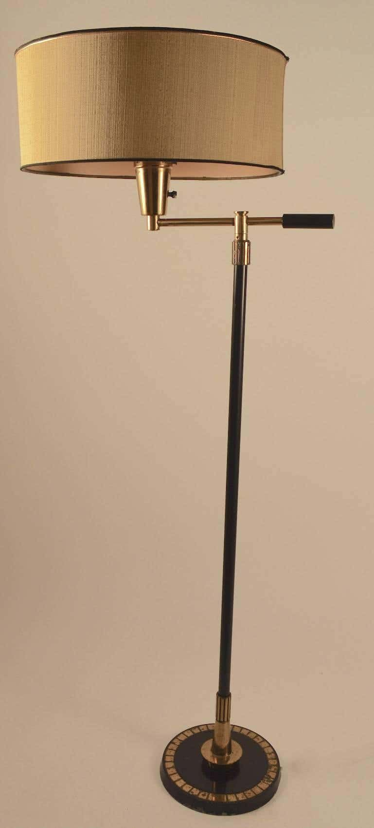 Stiffel Metal Mid Century Modern American Floor Lamp inside size 769 X 1699