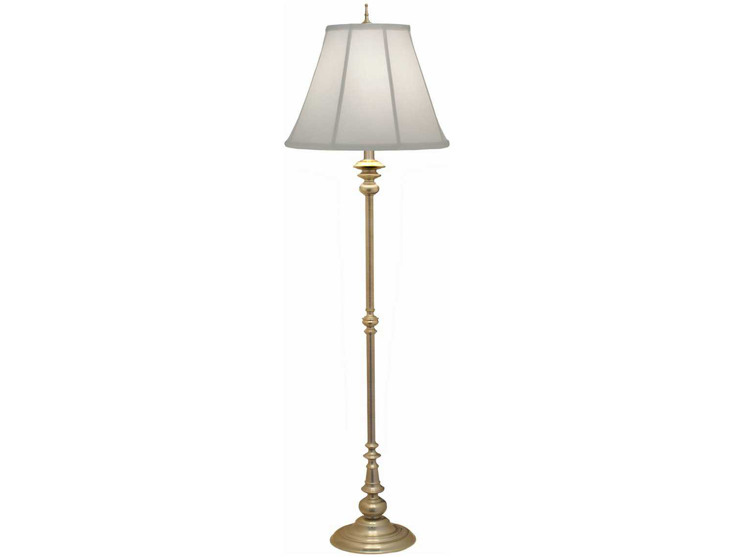 Stiffel Milano Silver Oyster Silksheen Floor Lamp Stiffle pertaining to dimensions 1500 X 1140