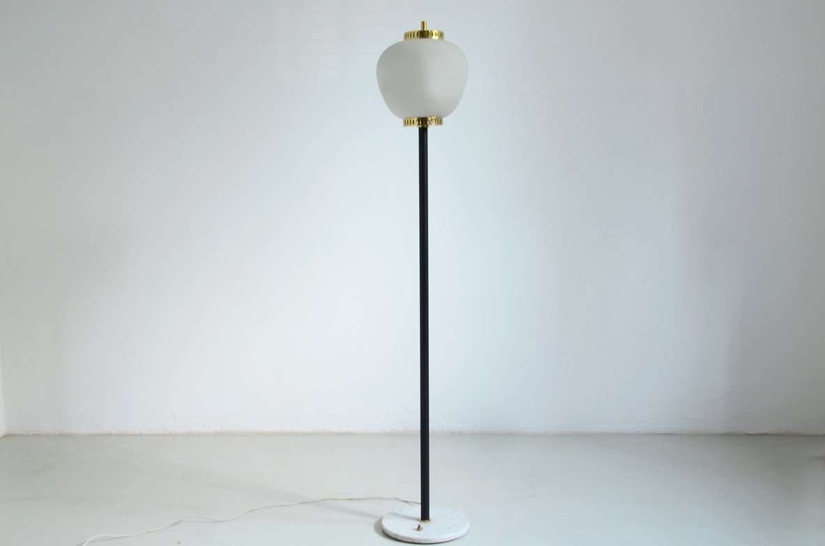 Stilnovo 1960s Floor Lamp With Marble Base in measurements 1183 X 783