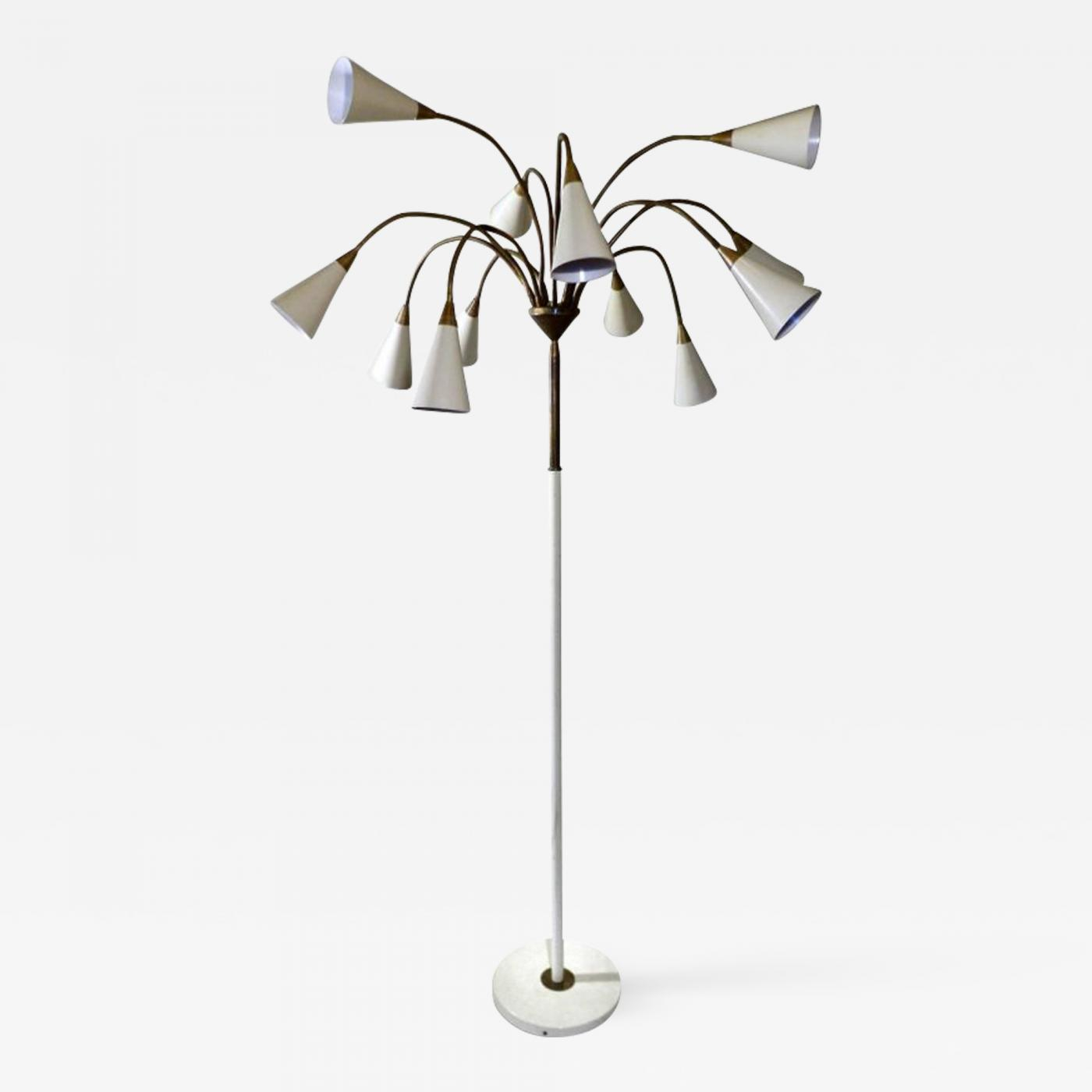 Stilnovo Medusa 12 Shade Floor Lamp In The Style Of Stilnovo in dimensions 1400 X 1400