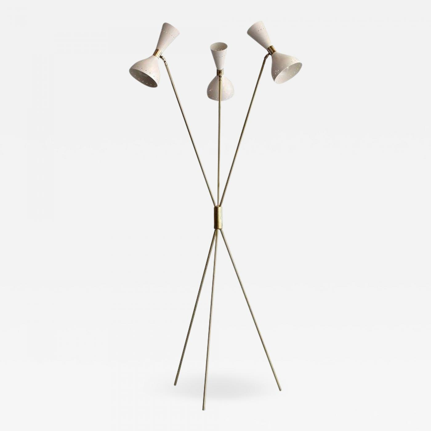 Stilnovo Three Light Tripod Stilnovo Style Floor Lamp with regard to measurements 1400 X 1400