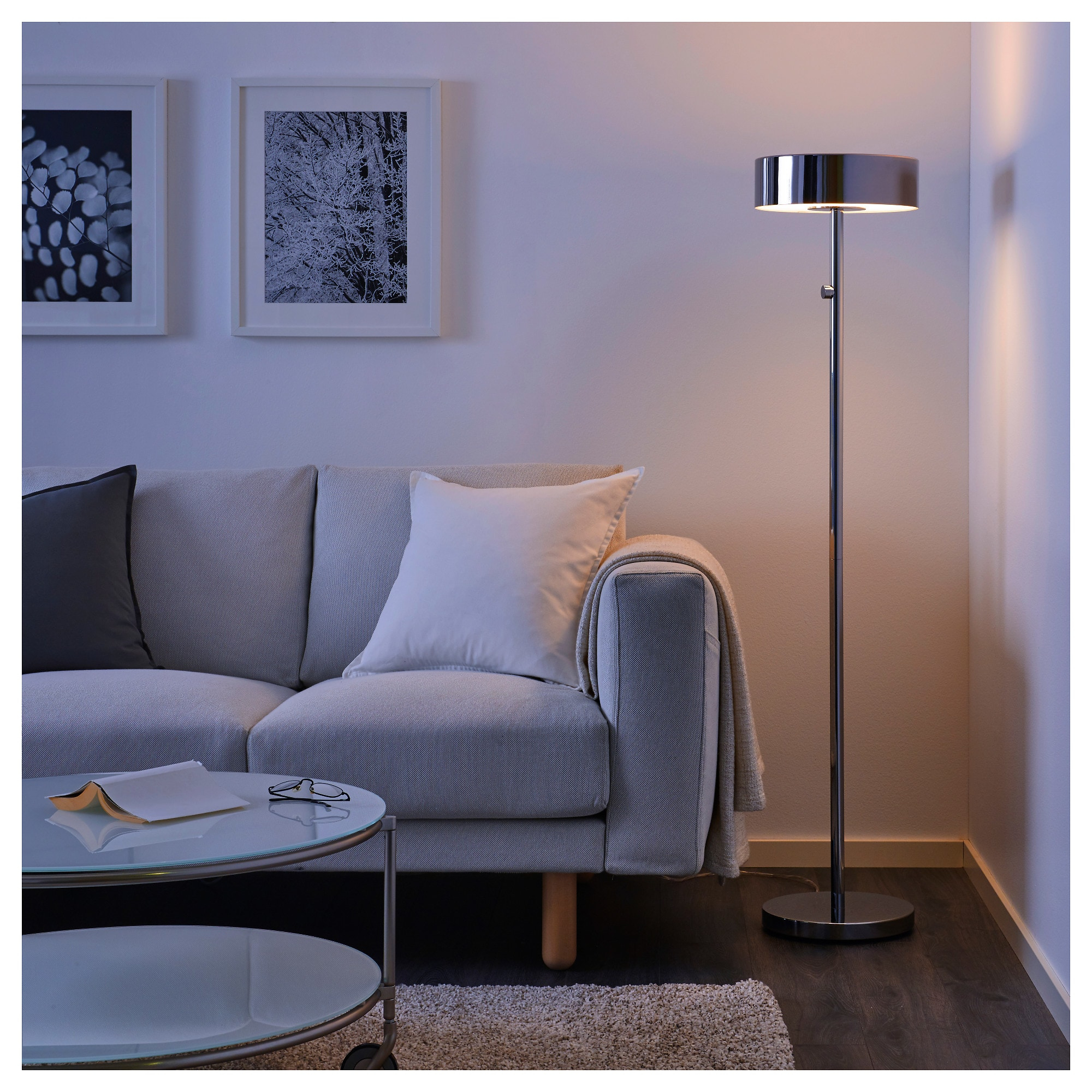 Stockholm 2017 Floor Lamp With Led Bulb Chrome Plated In in proportions 2000 X 2000