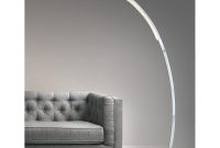 Strick Bolton Zouma Chrome Dimmable Led Arc Floor Lamp intended for proportions 1000 X 1000