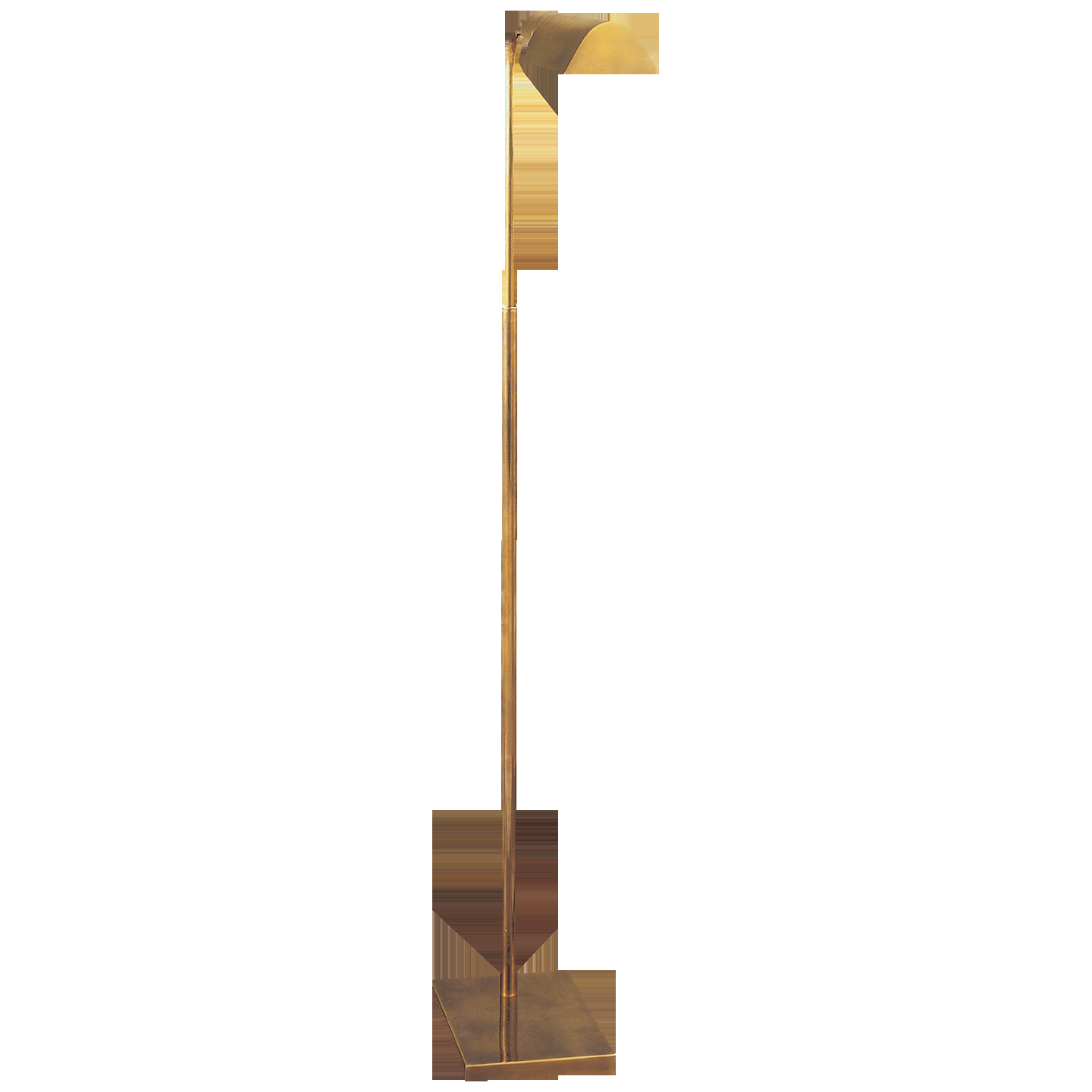 Studio Adjustable Floor Lamp In Hand Rubbed Antique Brass In intended for dimensions 1440 X 1440