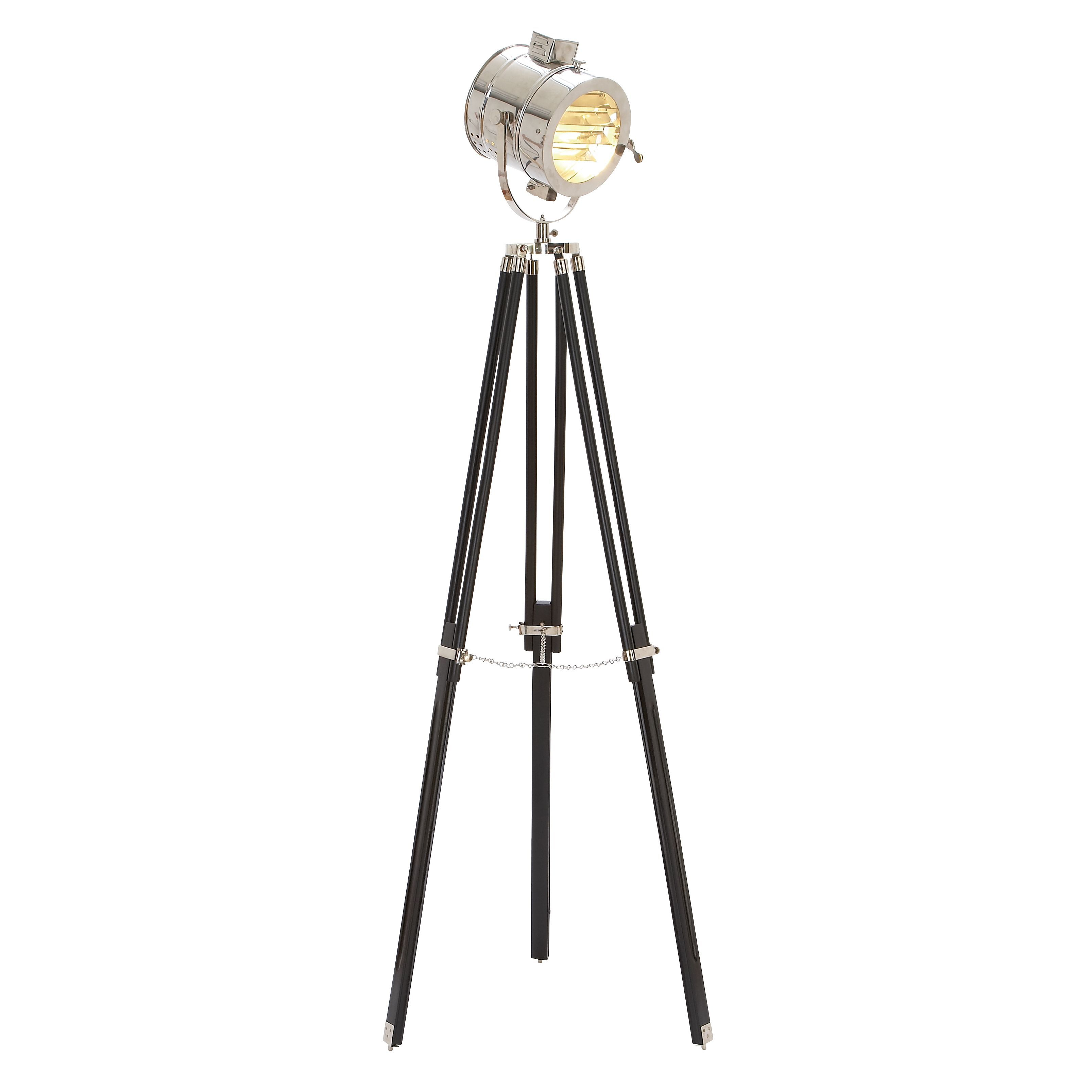 Studio Spotlight Floor Lamp Black Silver Mdf inside dimensions 3212 X 3212