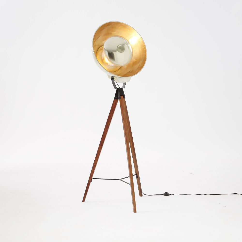 Studio Tripod Floor Lamp Cottage Floor Lamp Wood Floor with dimensions 1000 X 1000