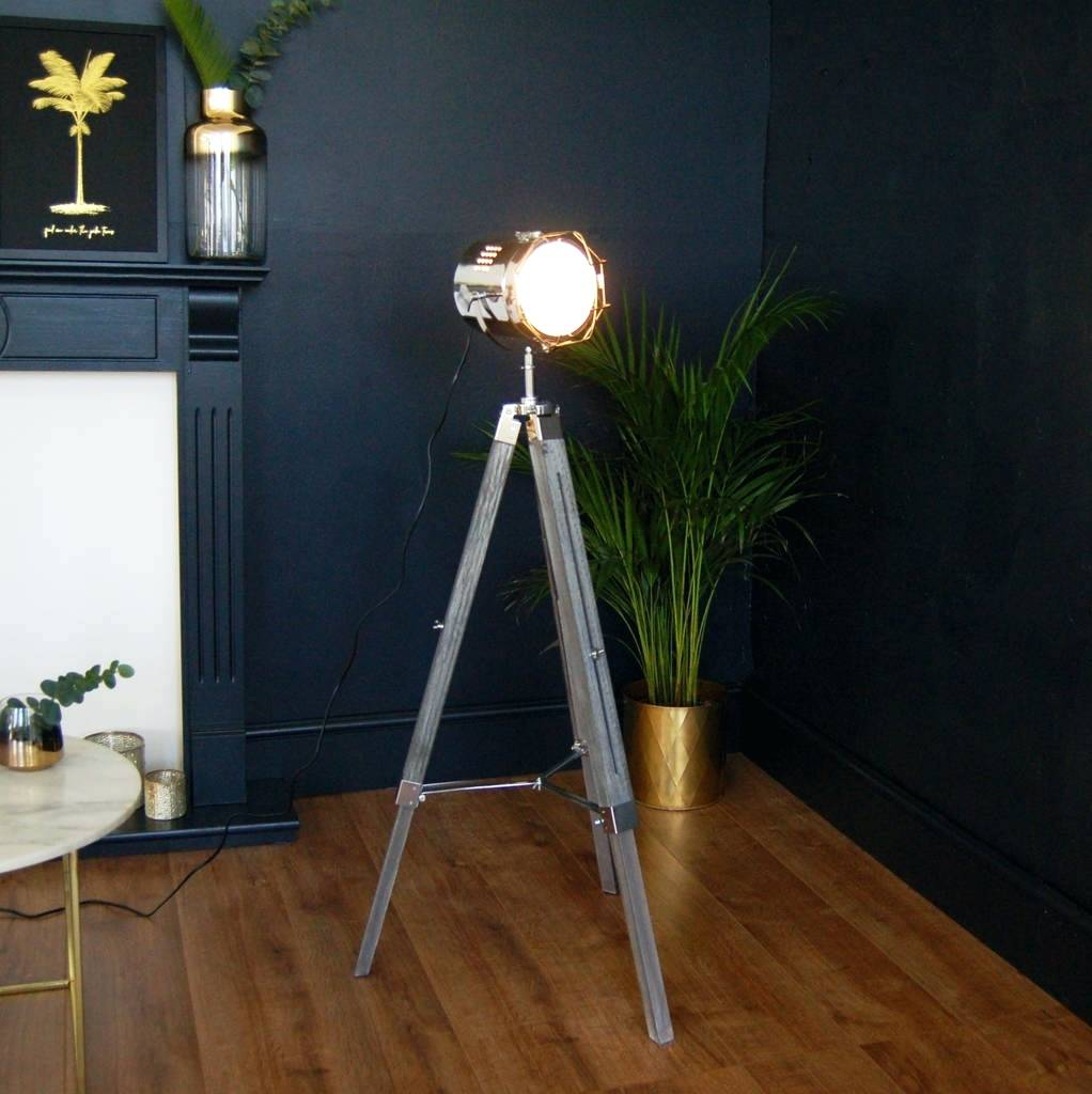 Studio Tripod Floor Lamp West Elm Table Handvark Standing inside dimensions 1022 X 1024