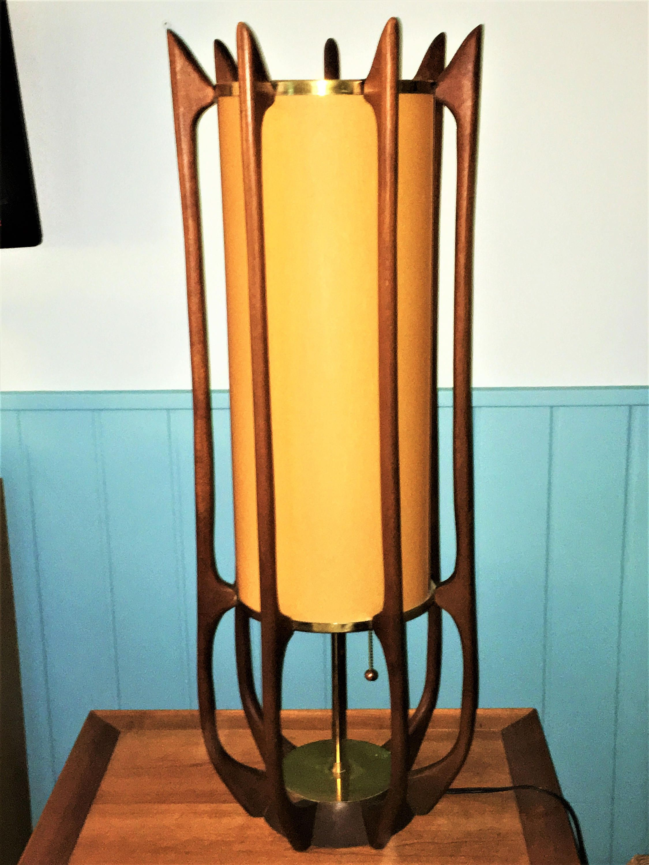 Stunning Mid Century Modern Adrian Pearsall Modeline Lamp pertaining to dimensions 2250 X 3000
