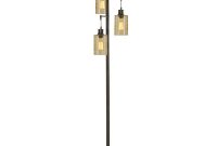 Stylecraft 72 In Bronze Floor Lamp With Clear Glass Shade inside size 1000 X 1000