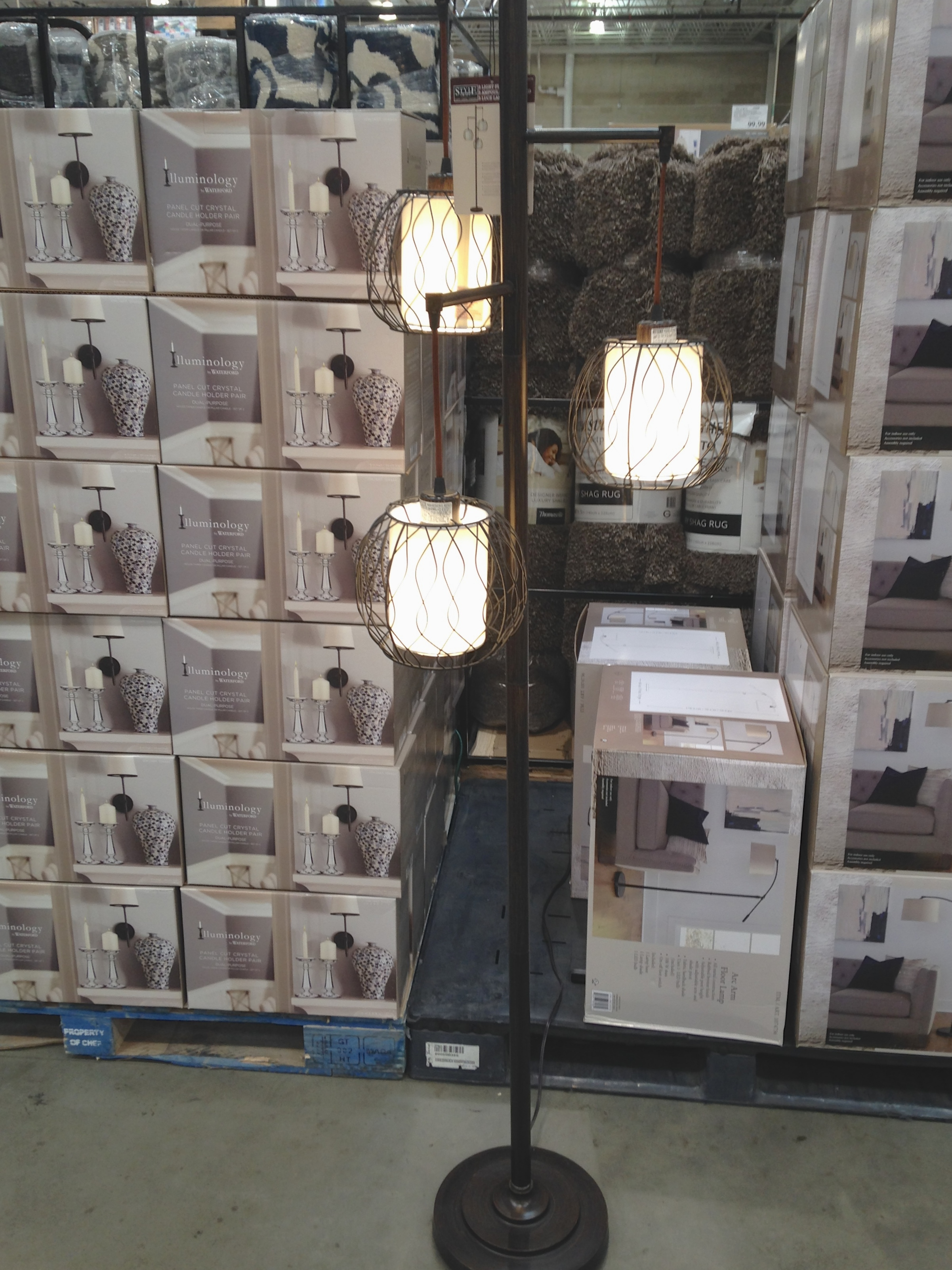 Stylecraft Lamps Costco Stylecraft 3 Light Floor Lamp Styl within proportions 2403 X 3204