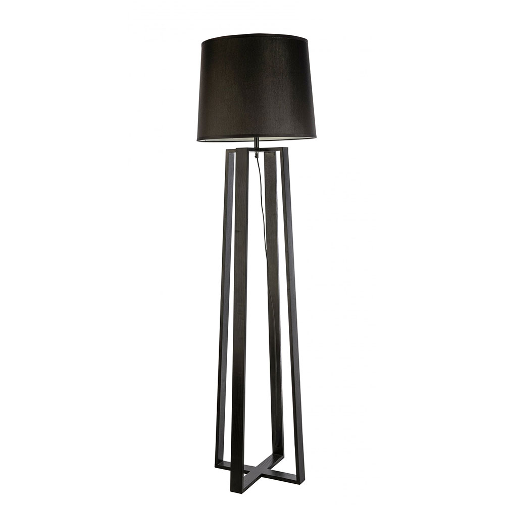 Sweden 1 Light Floor Lamp Black Sweden Fl Blk inside dimensions 1000 X 1000