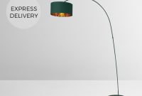 Sweep Arc Overreach Floor Lamp Matt Green With Copper in size 1100 X 847