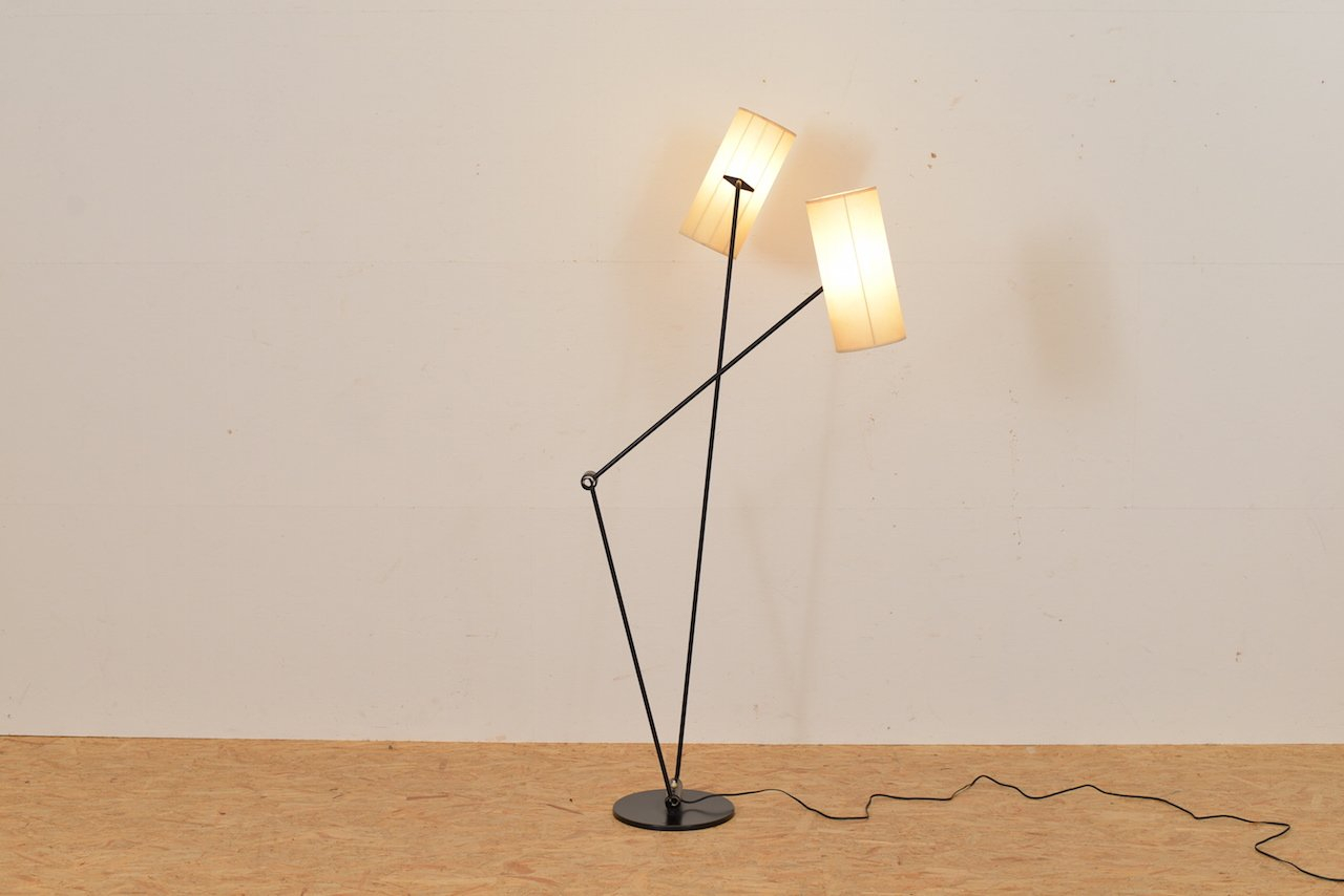 Swiss Two Armed Floor Lamp 1950s pertaining to proportions 1280 X 854