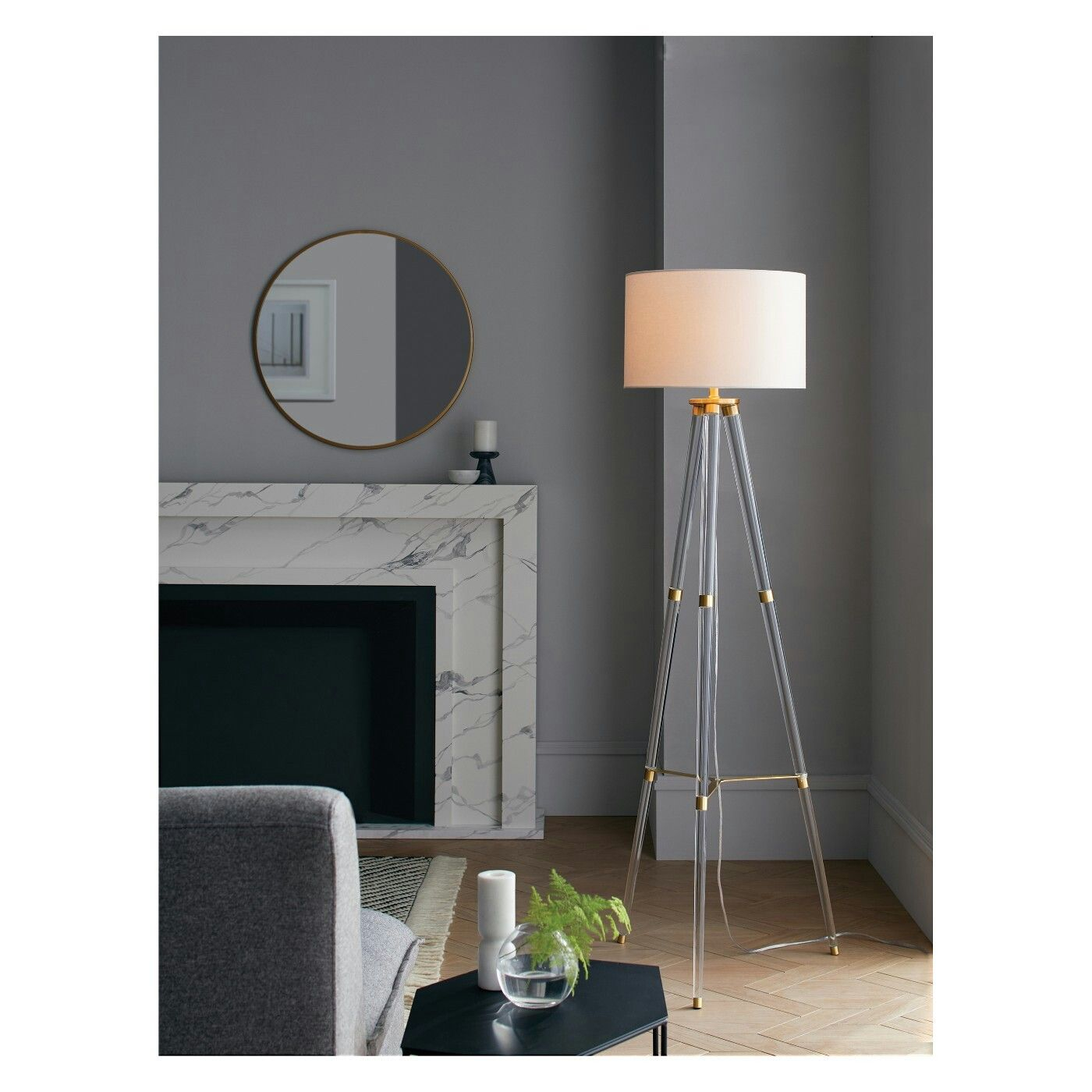 Target Delavan Lucite Tripod Floor Lamp For The Home pertaining to proportions 1400 X 1400