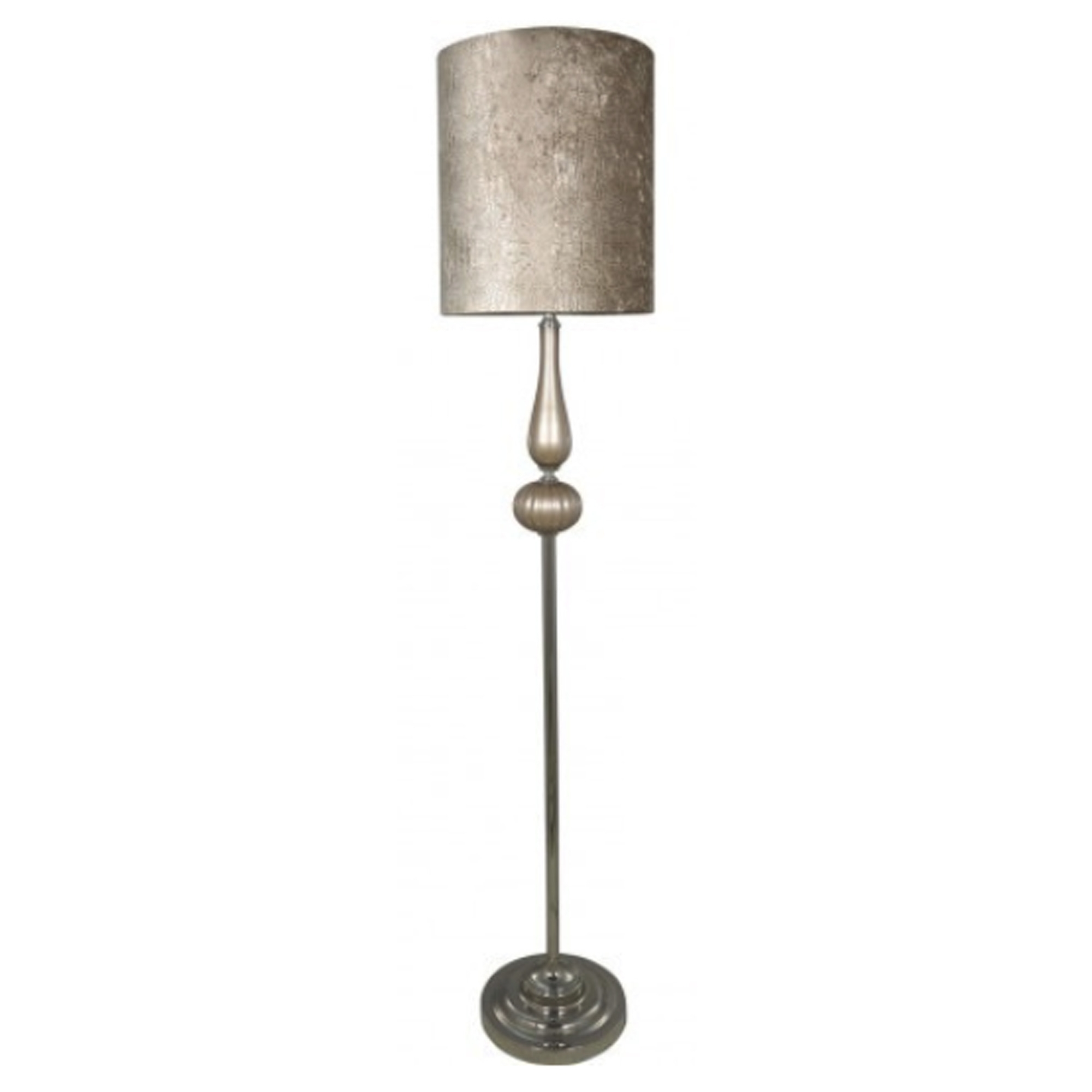 Taupe Chrome Modern Floor Standing Lamp inside dimensions 2000 X 2000