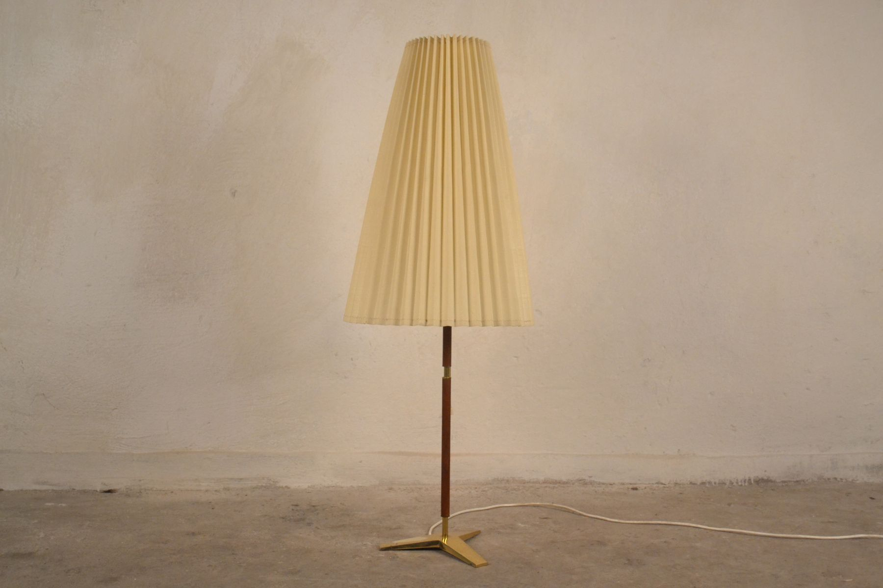 Teak And Brass Floor Lamp 1960s within proportions 1800 X 1200