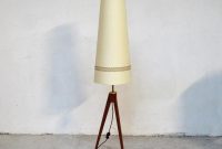 Teak Tripod Floor Lamp 1960s with sizing 1181 X 1181