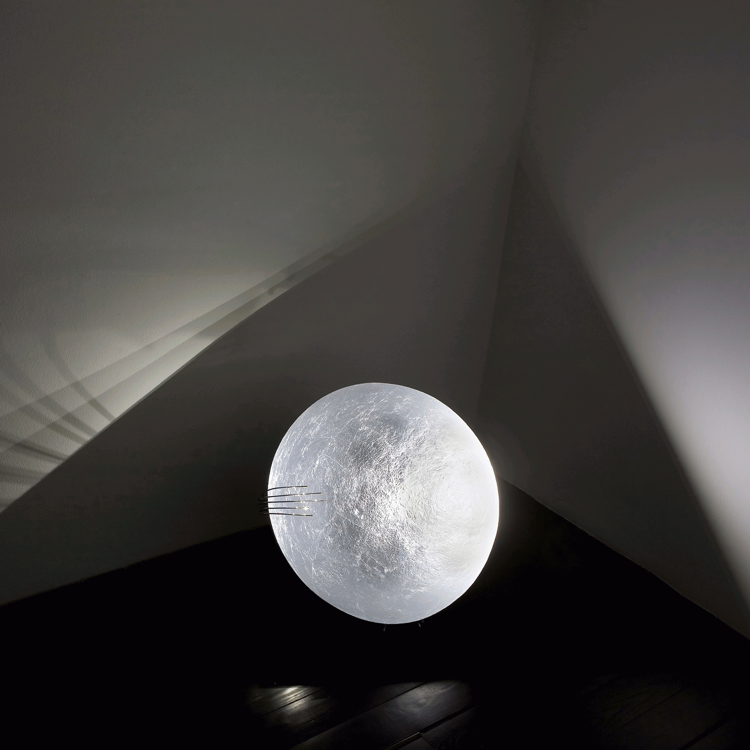 Tekno Moon Floor Lamp intended for proportions 1500 X 1500