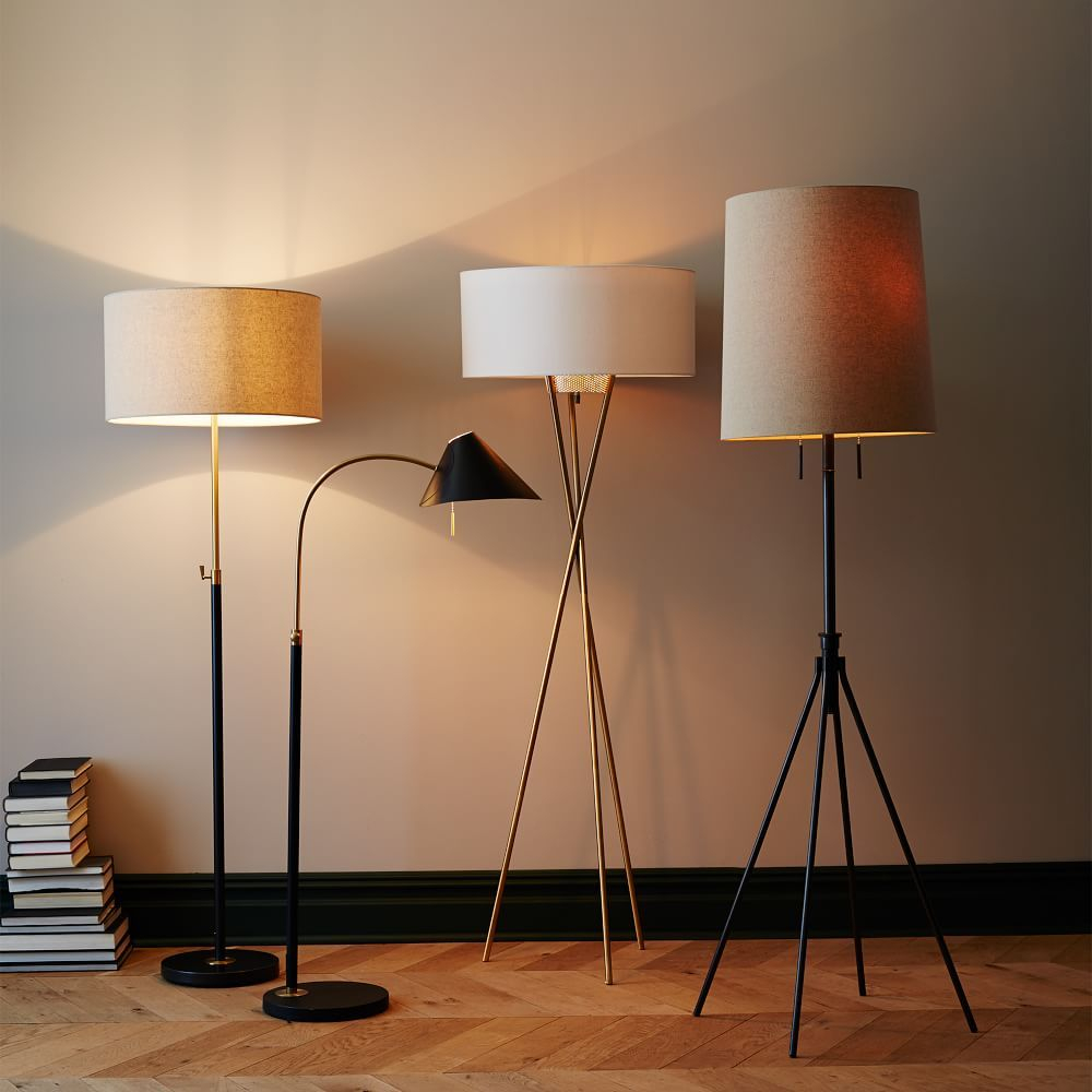 Telescoping Adjustable Floor Lamp Contemporary Floor Lamps regarding proportions 1000 X 1000