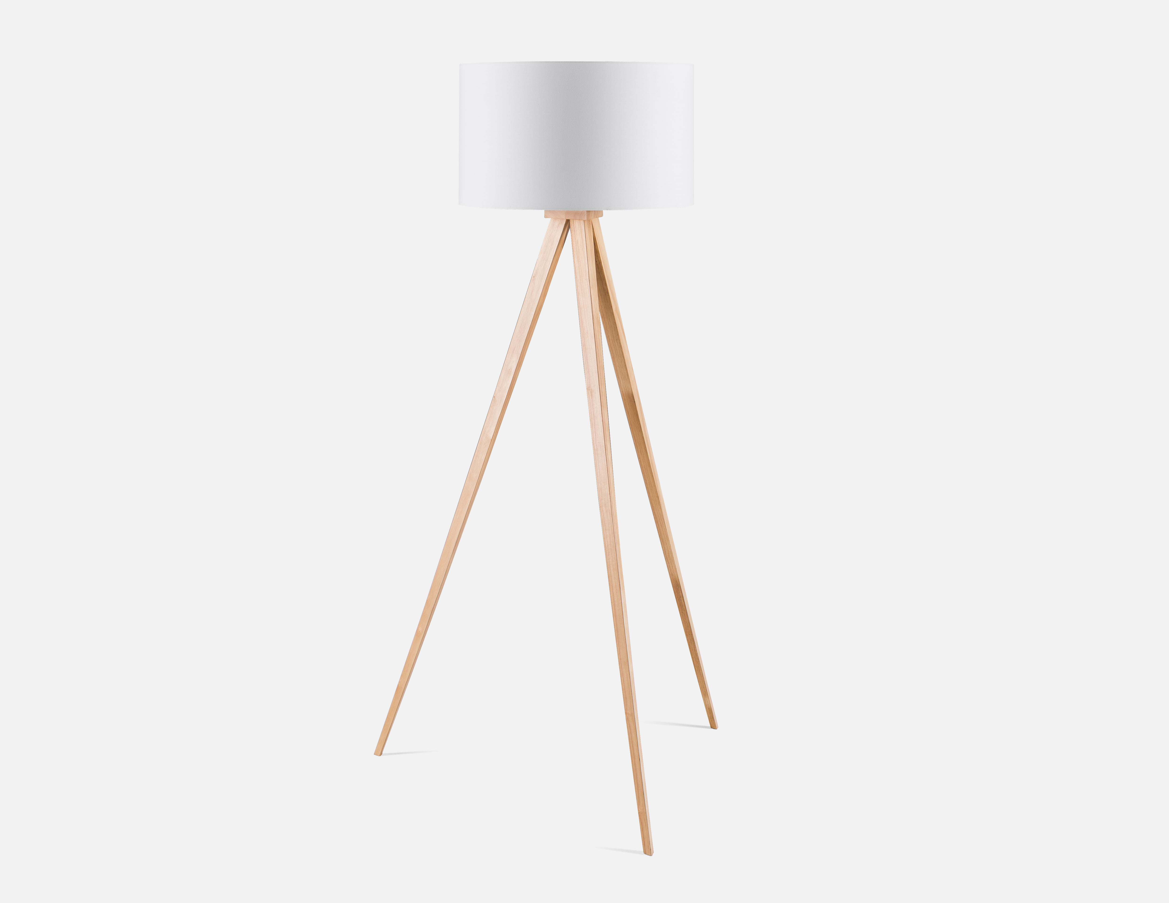 Tena White And Natural Floor Lamp 156cm Height 61 Str with measurements 4969 X 3840