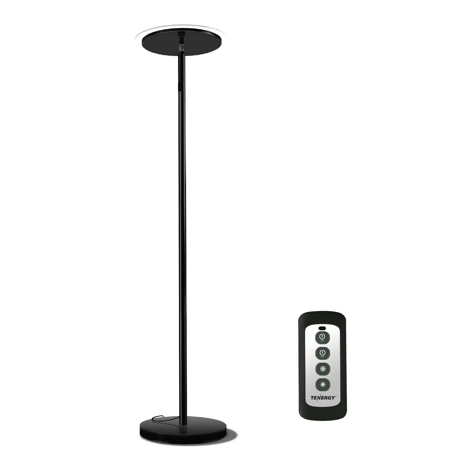 Tenergy 70 Torchiere Dimmable Led Floor Lamp Remote Controlled Standing Lamp within sizing 1500 X 1500