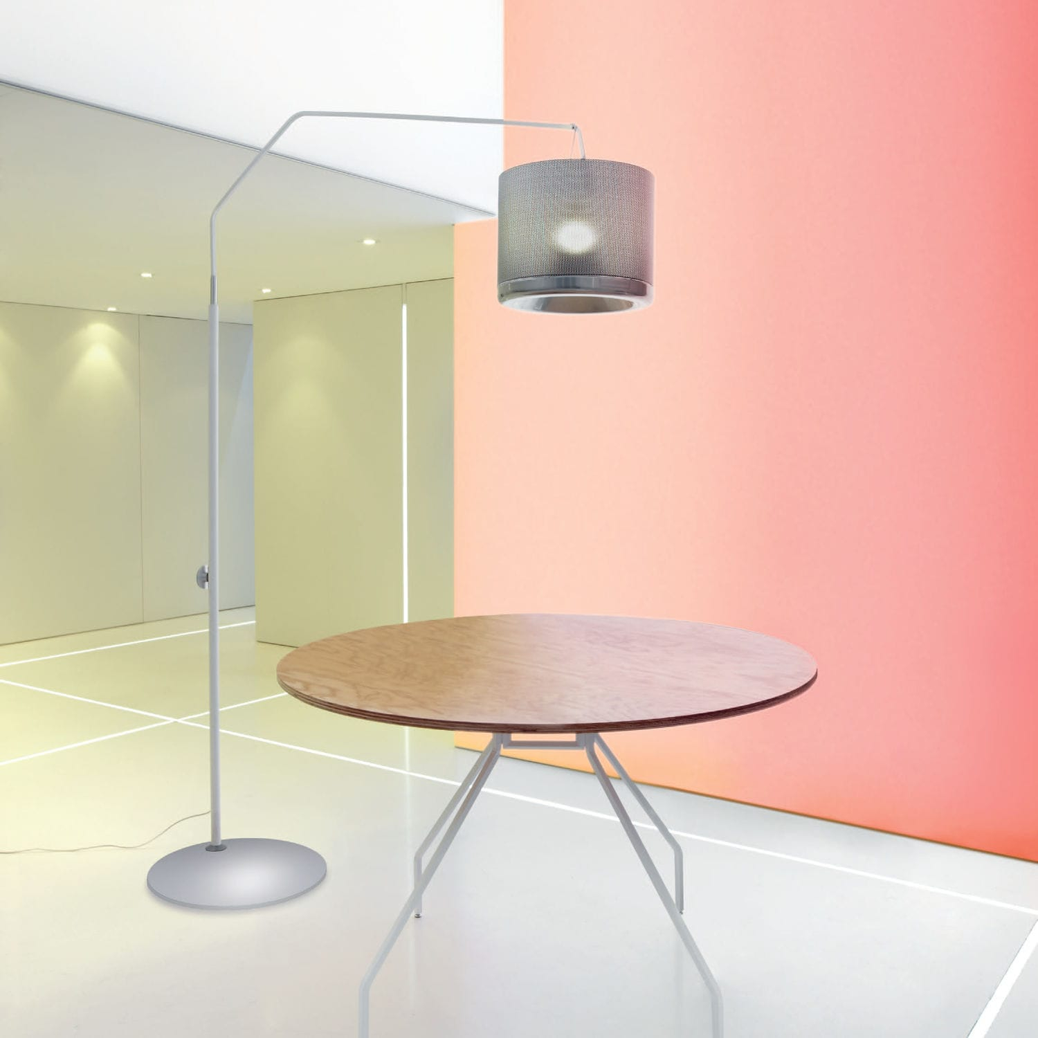Tet Tan Braccio Carlotta De Bevilacqua Floor Standing Lamp Contemporary Fabric Metal Danese Archiexpo in measurements 1500 X 1500
