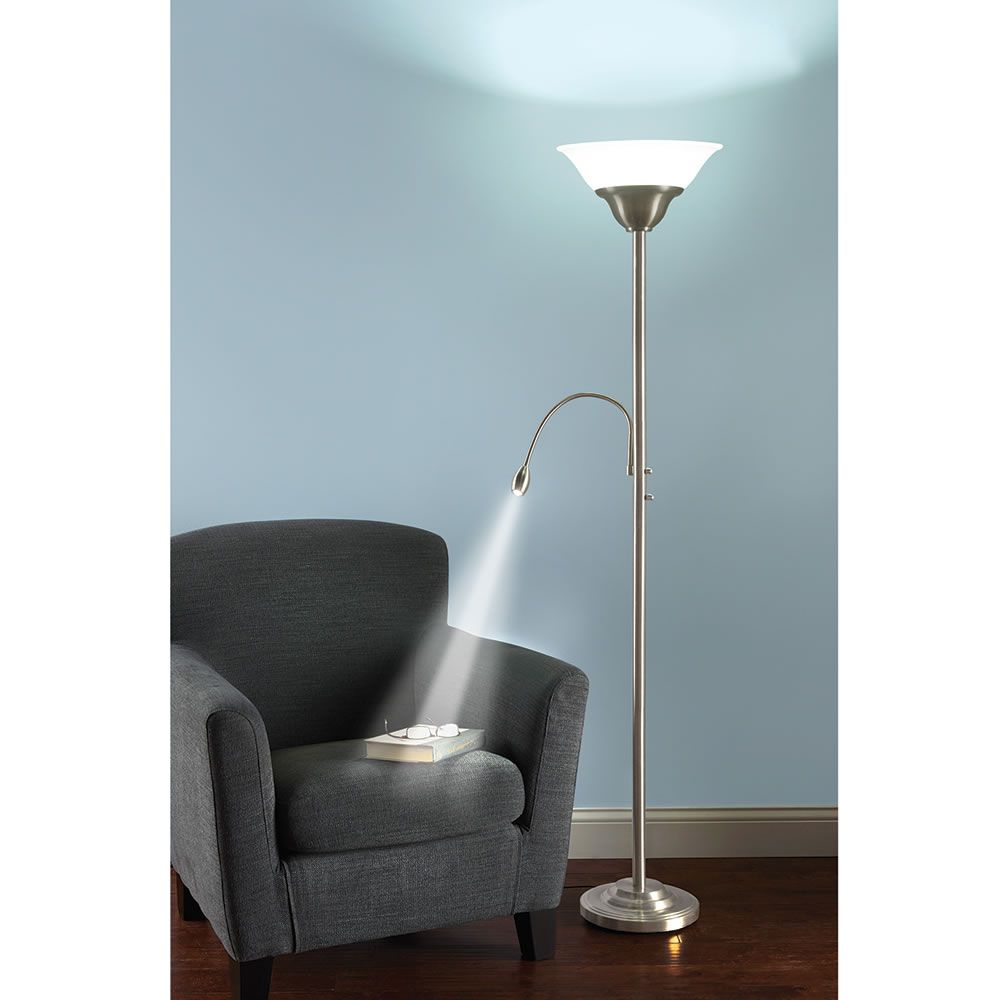 The Brightness Zooming Natural Light And Torchiere Lamp intended for proportions 1000 X 1000