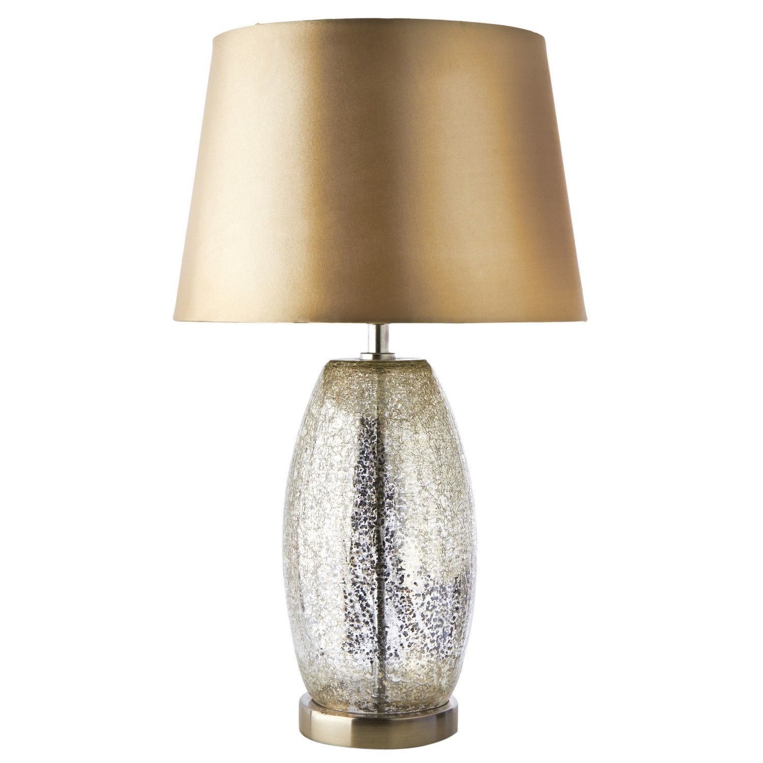 The Champagne Crackle Glass Table Lamp Is Lovely Addition To for proportions 1500 X 1500