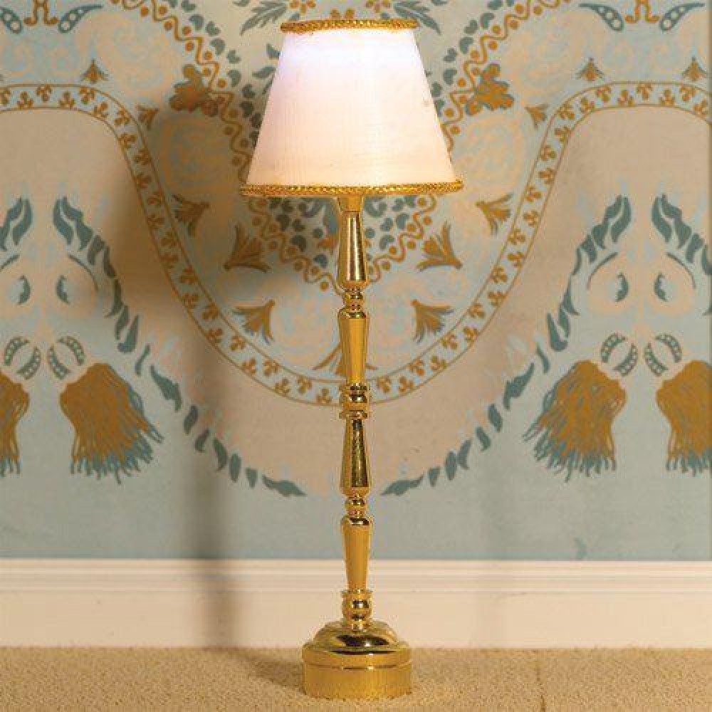 The Dolls House Emporium Battery Powered Standard Floor Lamp intended for sizing 1000 X 1000