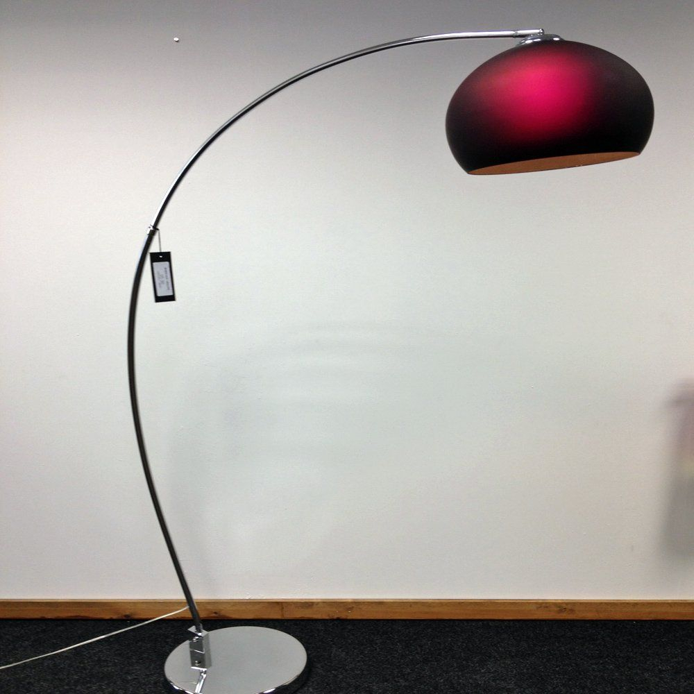 The Lrfloor Purple 1 Light Modern Floor Lamp Has A Polished for measurements 1000 X 1000
