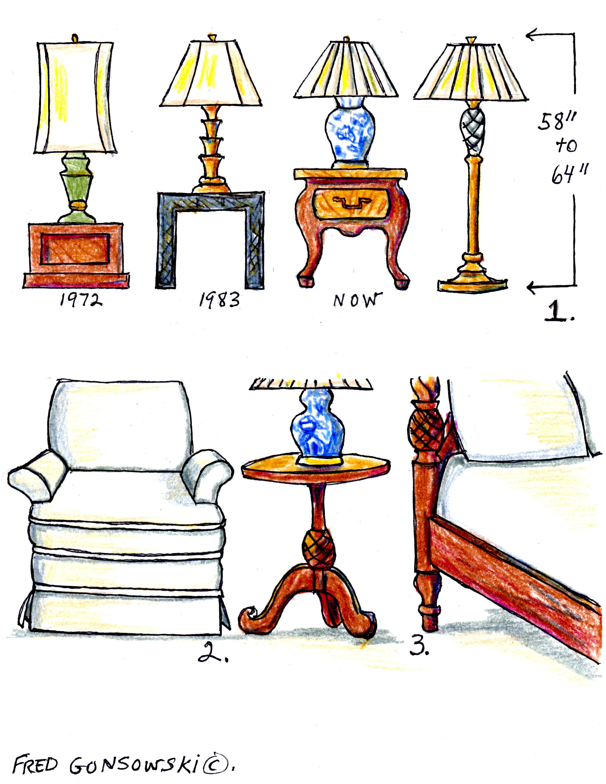 The Right Height For Lamps And End Tables Interior within dimensions 2550 X 3300