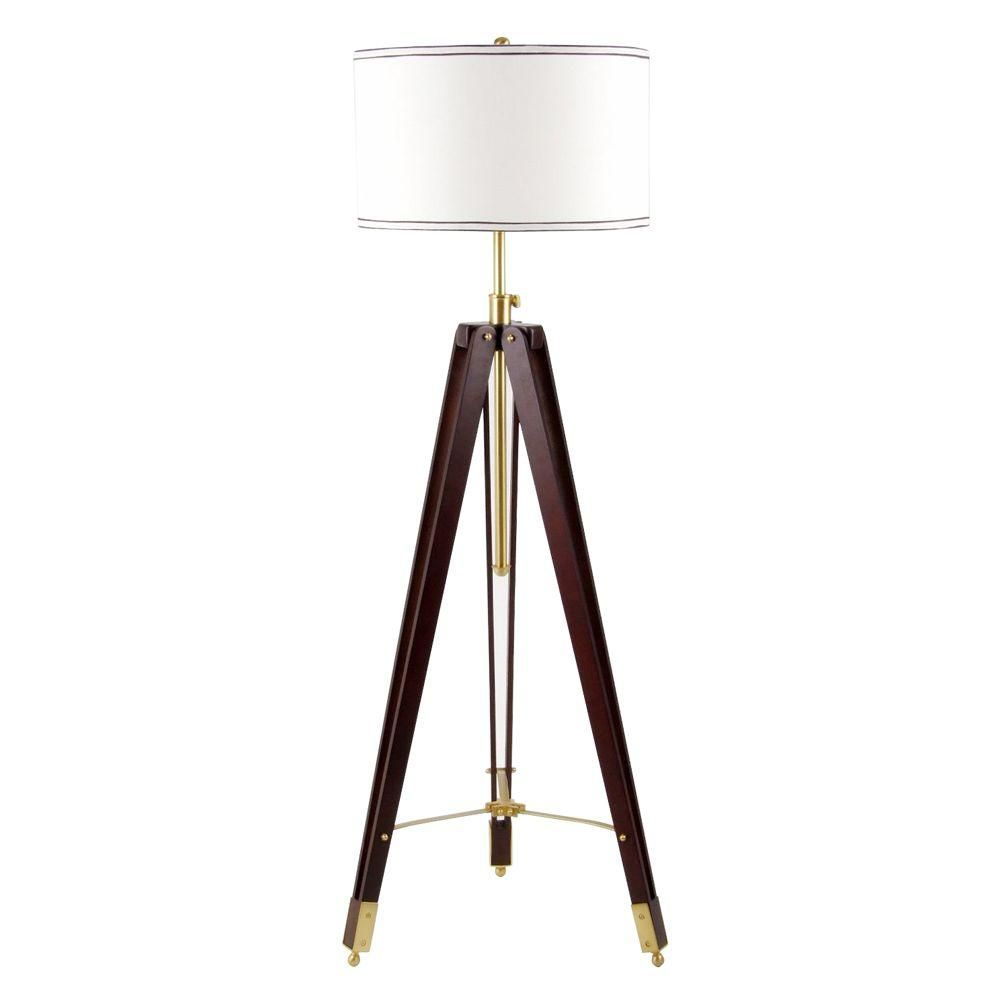 This On Trend Tripod Floor Lamp Includes A Cord Cover To throughout size 1000 X 1000