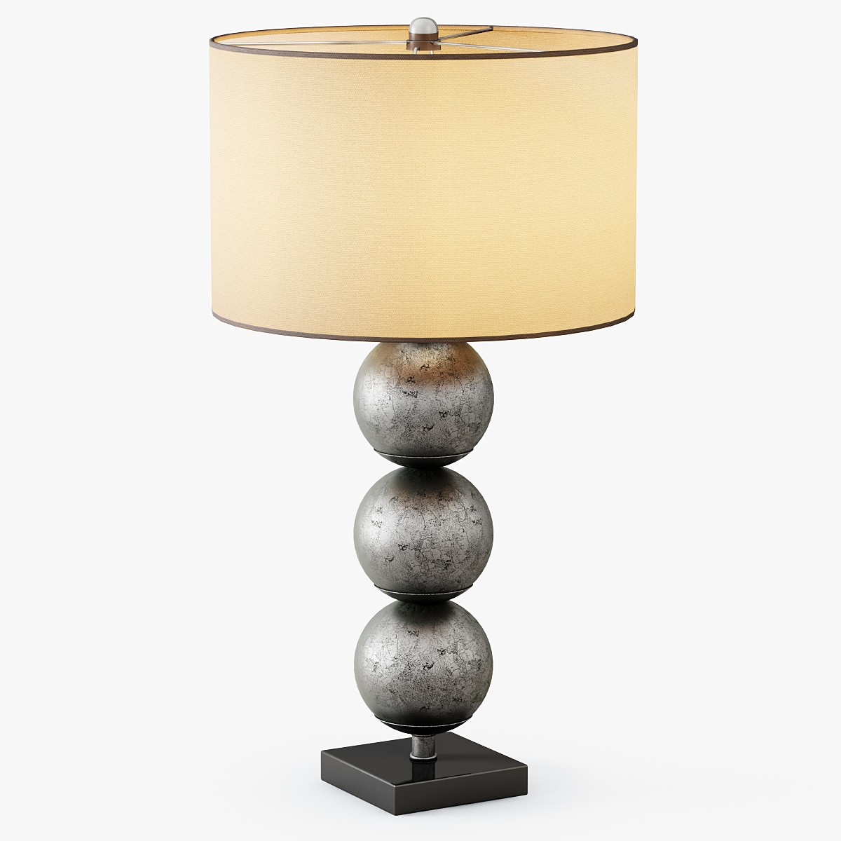 Three Orb Table Lamp 3d Model For Vray in dimensions 1200 X 1200