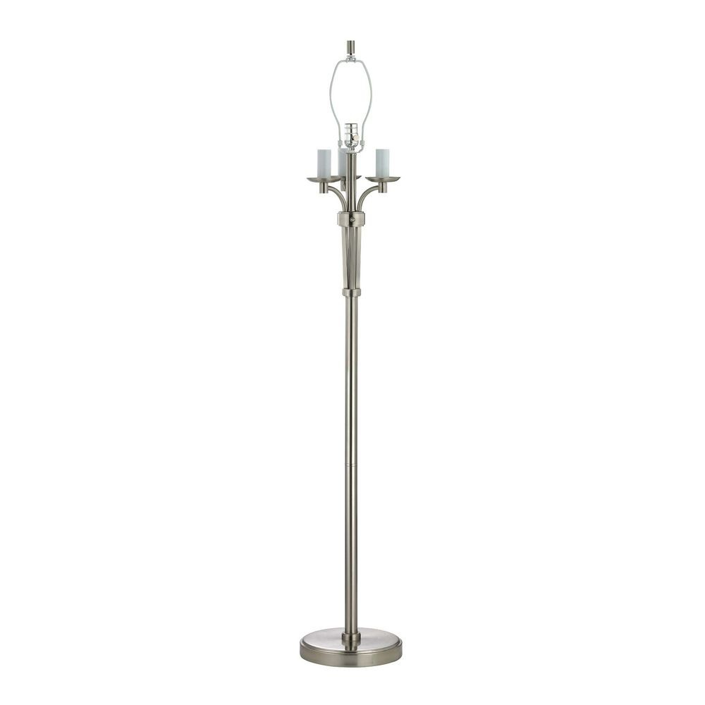 Three Way Floor Lamp In Satin Nickel Finish pertaining to proportions 1000 X 1000